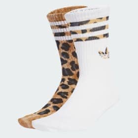 Medias A Media Pantorrilla Leopardo, Paquete DE 2 Pares