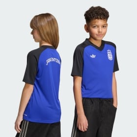 Camiseta Alternativa Prepartido Selección Argentina 26 Niños