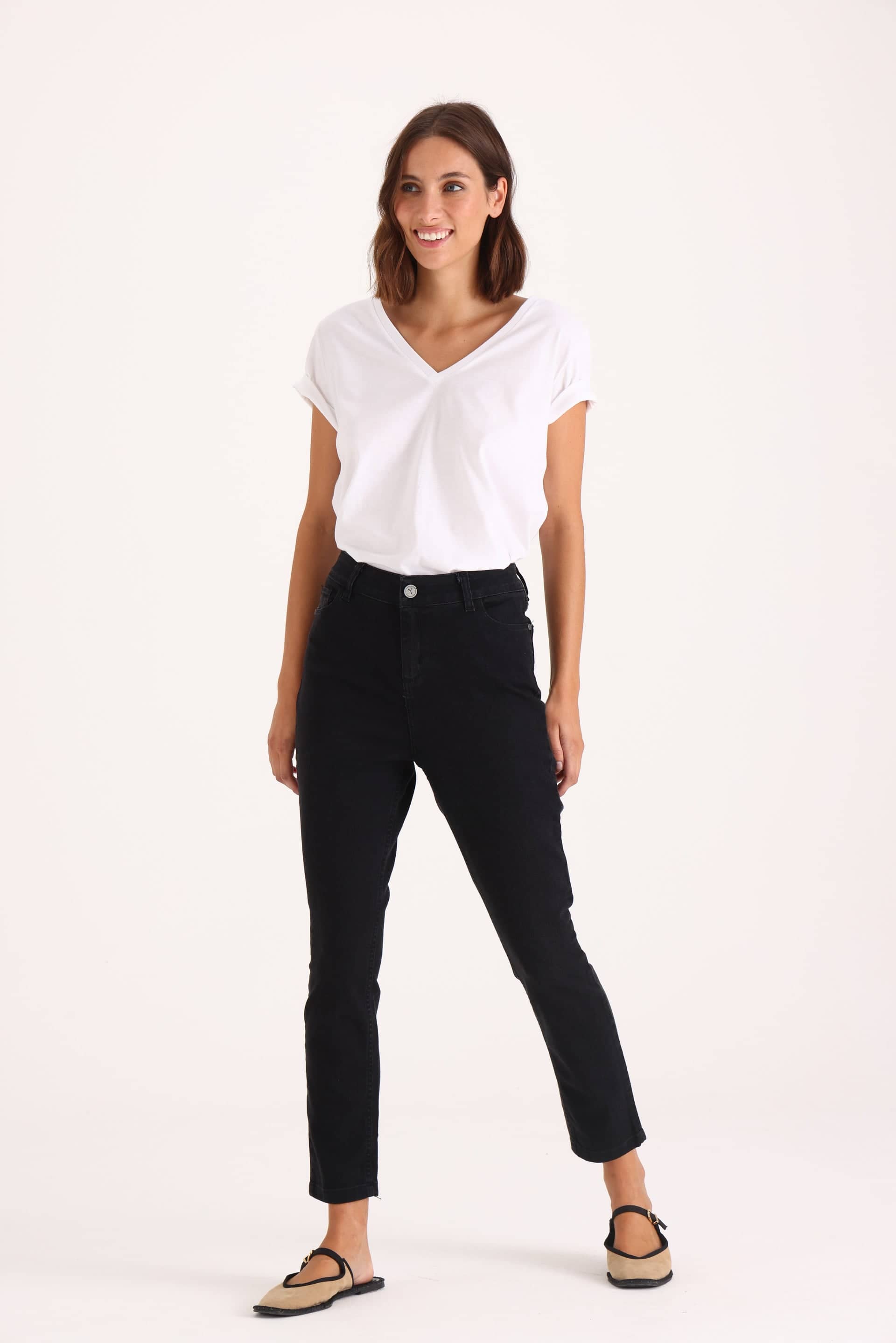 Jean Skinny T.alto Black